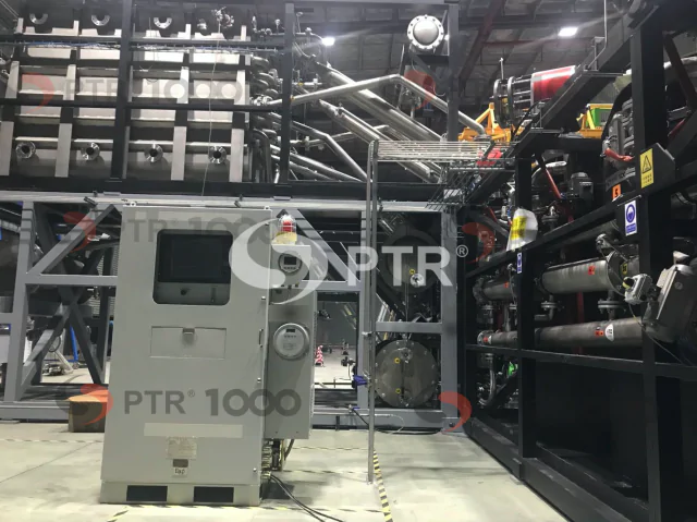 Installation of a fully automated Spectrophotometric Analysis Complex (SAC-PTR) for continuous measurement of PTR gas composition on  Unit PTR 1000 kW6 in China